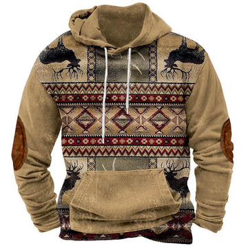 Aztec Western Graphic Hoodie